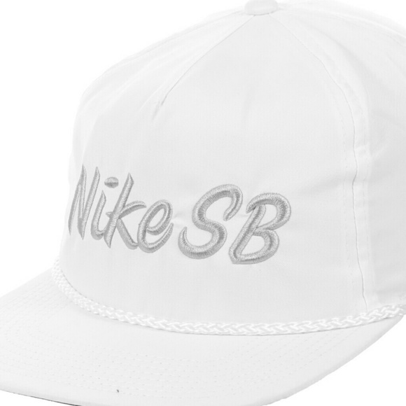 nike sb white hat